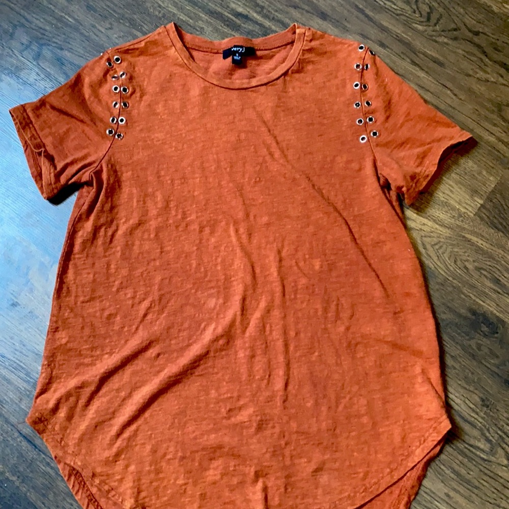 Small coral shirt